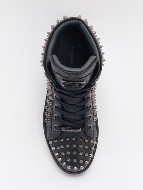 Женские высокие кеды TENDANCE, Артикул RA117320-97910M, черный | 2538984. Ракурс 5 Женские высокие кеды TENDANCE, Артикул RA117320-97910M, черный | 2538984. Ракурс 5