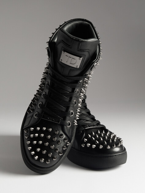 Женские высокие кеды TENDANCE, Артикул RA117320-97910M, черный | 2538984. Ракурс 6 Женские высокие кеды TENDANCE, Артикул RA117320-97910M, черный | 2538984. Ракурс 6