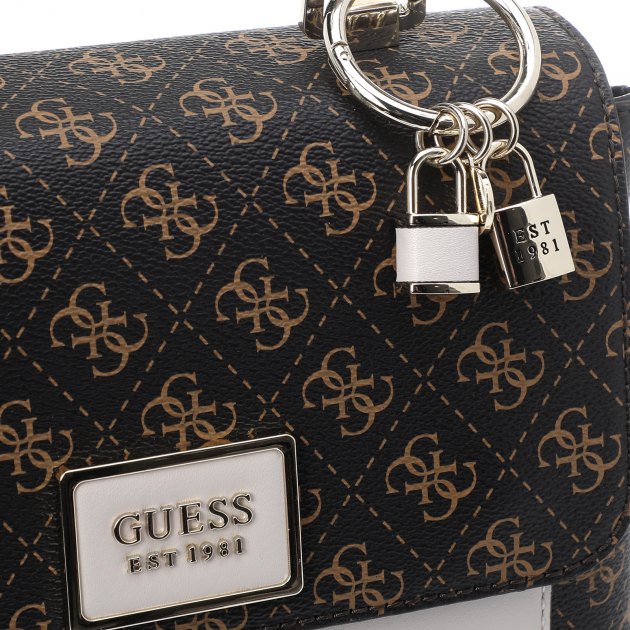 Женская сумка  GUESS TYREN, Артикул HWSG7966180, коричневый | 2569392. Ракурс 4