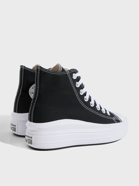 Женские высокие кеды CONVERSE CHUCK TAYLOR ALL STAR MOVE, Артикул 568497, черный | 2573681. Ракурс 6