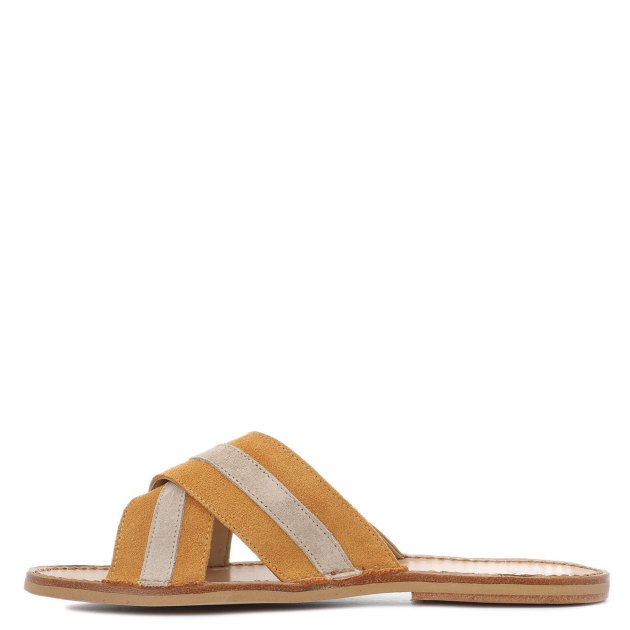 Женские шлепанцы MINORQUINES, Артикул AVARCA NEO MULE CAP, светло-коричневый | 2575327. Ракурс 2