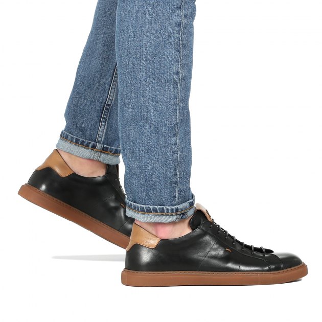 Мужские кеды ERNESTO DOLANI, Артикул UCHU05, черный | 2595505. Ракурс 7