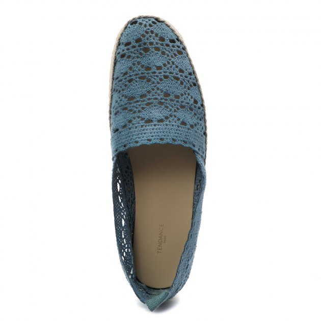 Женские слипоны TENDANCE, Артикул 16315001749, зелено-синий | 2598465. Ракурс 3