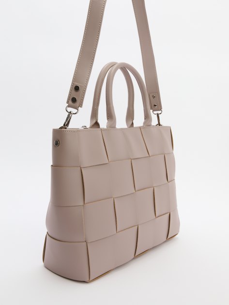 Женский тоут DIVA`S BAG, Артикул M9093, серо-розовый | 2614115. Ракурс 3 Женский тоут DIVA`S BAG, Артикул M9093, серо-розовый | 2614115. Ракурс 3