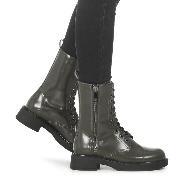 Женские полусапоги TENDANCE, Артикул 12568-81, черно-коричневый | 2614390. Ракурс 7