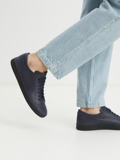 Мужские кеды OFFICINE CREATIVE, Артикул KUT/001, темно-синий | 2619752. Ракурс 2