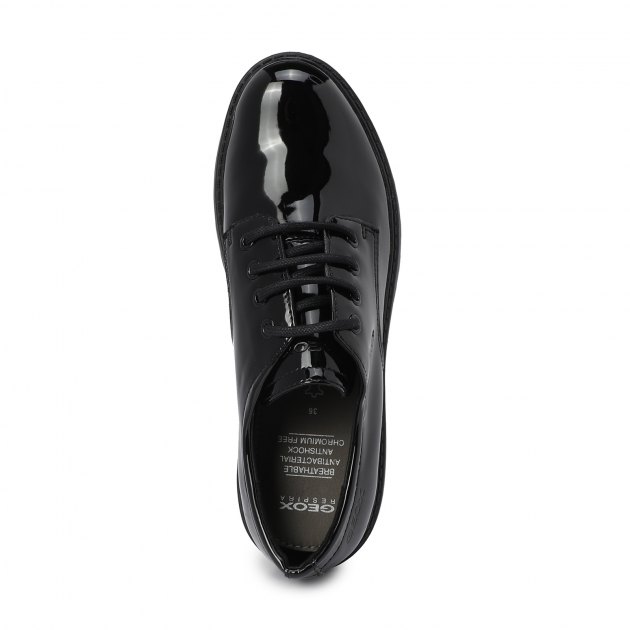 Детские полуботинки дерби GEOX J CASEY GIRL, Артикул J0420C, черный | 2624247. Ракурс 3