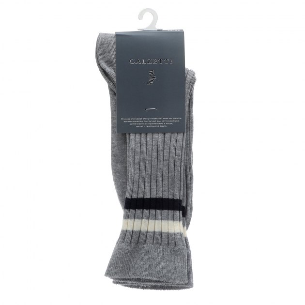 Женские носки CALZETTI, Артикул Ж1-13431-1, светло-серый | 2668763. Ракурс 2