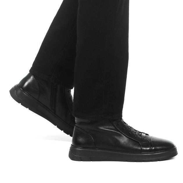 Мужские высокие кеды TENDANCE, Артикул RS20768-3, черный | 2674449. Ракурс 5