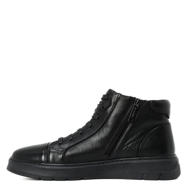 Мужские высокие кеды TENDANCE, Артикул RS20768-3, черный | 2674449. Ракурс 2