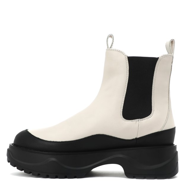 michael michael kors dupree leather platform booties
