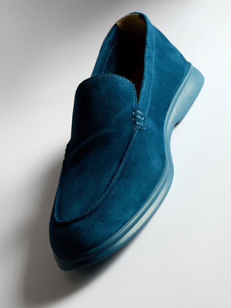 Мужские лоферы TENDANCE, Артикул M32055-01A-S, синий | 2687439. Ракурс 6