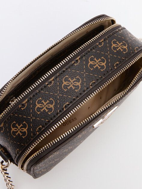 Кросс-боди GUESS NOELLE CROSSBODY CAMERA, Артикул HWQL7879140, темно-коричневый | 2714286. Ракурс 6