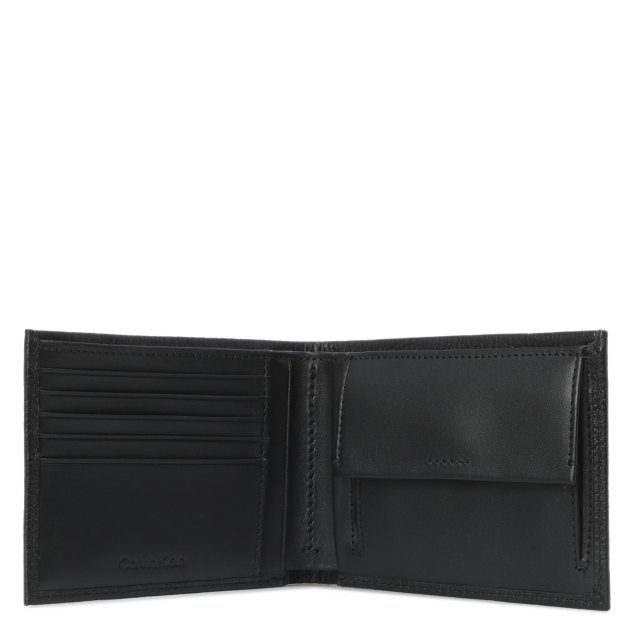 Мужское портмоне CALVIN KLEIN WARMTH BIFOLD 5CC W/ COIN L, Артикул K50K507896, черный | 2742928. Ракурс 3