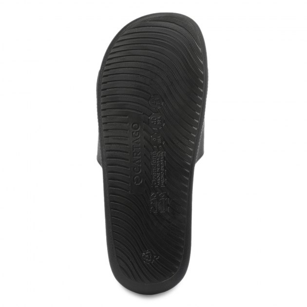 Мужские сланцы CARTAGO DAKAR AD, Артикул 11521, черный | 2745982. Ракурс 4