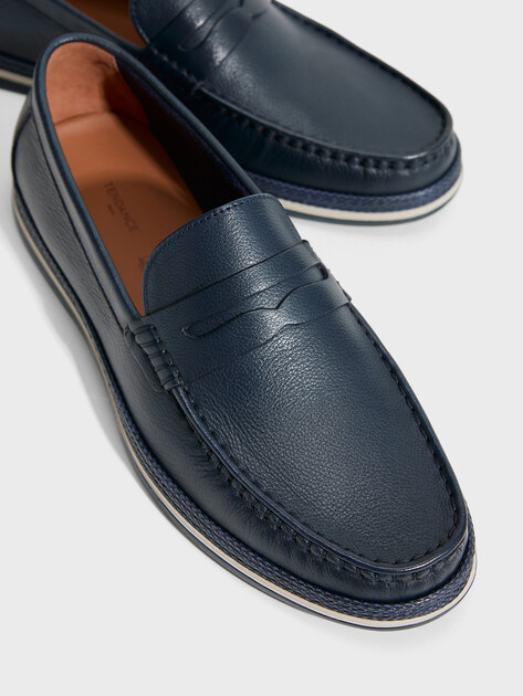 Мужские мокасины TENDANCE, Артикул DX651A-10, темно-синий | 2755949. Ракурс 4