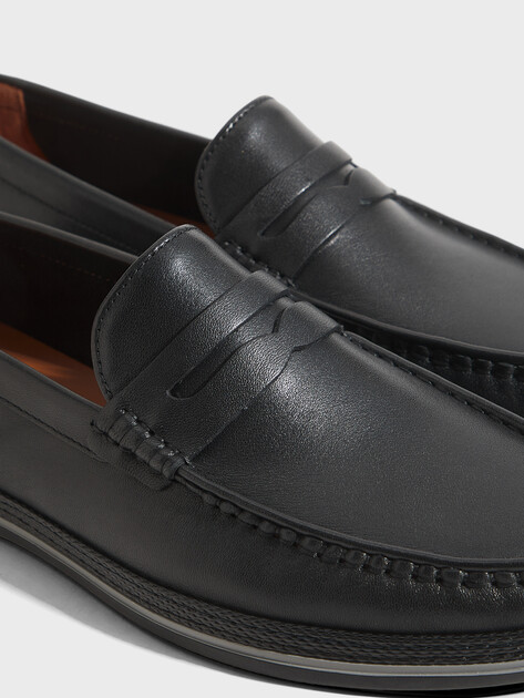 Мужские мокасины TENDANCE, Артикул DX651A-10, черный | 2755963. Ракурс 4