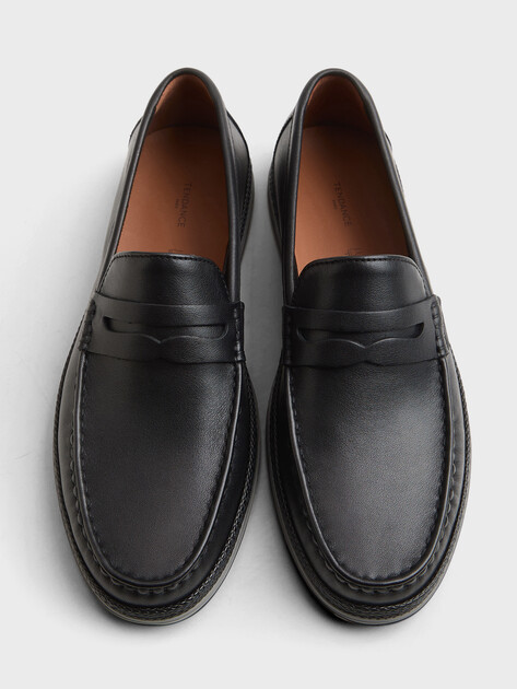 Мужские мокасины TENDANCE, Артикул DX651A-10, черный | 2755963. Ракурс 5
