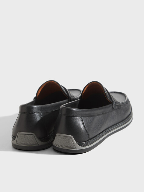 Мужские мокасины TENDANCE, Артикул DX651A-10, черный | 2755963. Ракурс 6