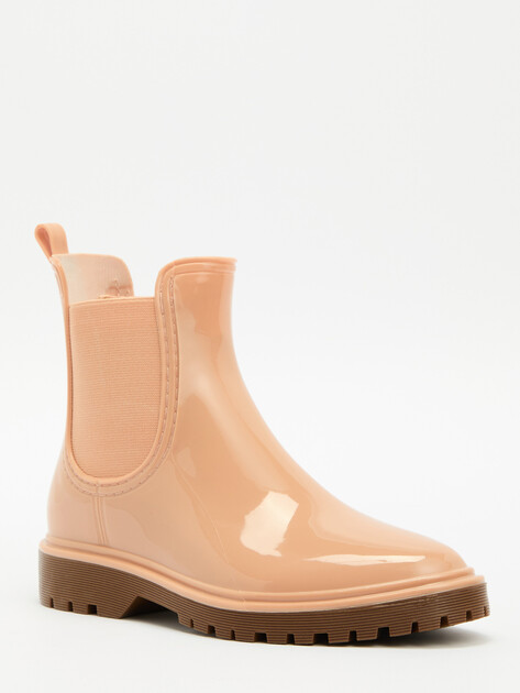 Женские резиновые ботинки TENDANCE, Артикул 460-1212, бежево-розовый | 2758252. Ракурс 2