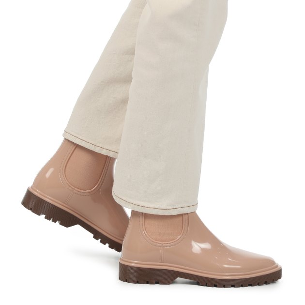 Женские резиновые ботинки TENDANCE, Артикул 460-1212, бежево-розовый | 2758252. Ракурс 6