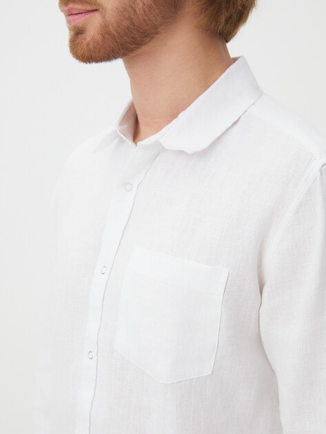Мужская рубашка MAISON DAVID, Артикул SHIRT, белый | 2768166. Ракурс 3