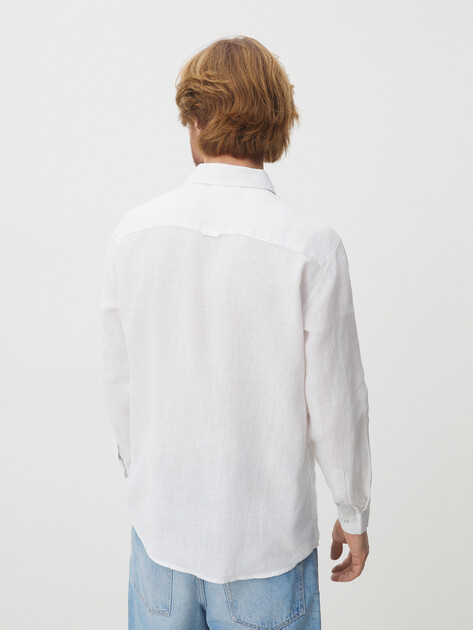 Мужская рубашка MAISON DAVID, Артикул SHIRT, белый | 2768166. Ракурс 4