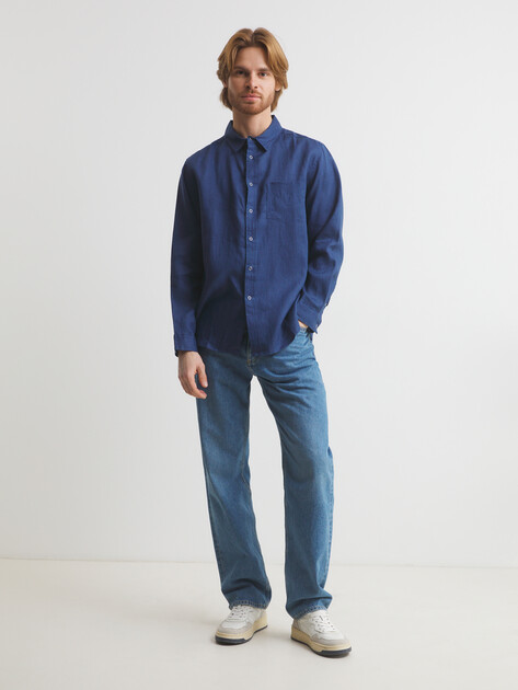 Мужская рубашка MAISON DAVID, Артикул SHIRT, светло-синий | 2768277. Ракурс 2 Мужская рубашка MAISON DAVID, Артикул SHIRT, светло-синий | 2768277. Ракурс 2