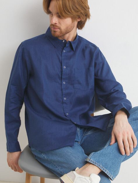 Мужская рубашка MAISON DAVID, Артикул SHIRT, светло-синий | 2768277. Ракурс 5 Мужская рубашка MAISON DAVID, Артикул SHIRT, светло-синий | 2768277. Ракурс 5