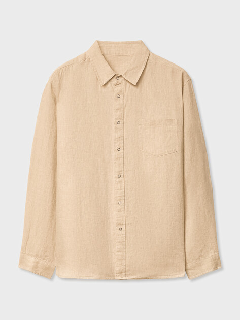 Мужская рубашка MAISON DAVID, Артикул SHIRT, бежевый | 2768528. Ракурс 6