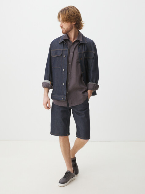 Мужская рубашка MAISON DAVID, Артикул SHIRT, коричневато-серый | 2768686. Ракурс 2 Мужская рубашка MAISON DAVID, Артикул SHIRT, коричневато-серый | 2768686. Ракурс 2