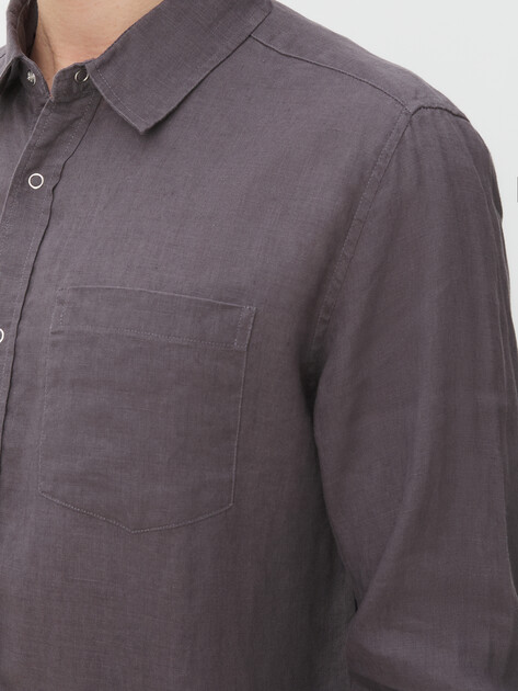 Мужская рубашка MAISON DAVID, Артикул SHIRT, коричневато-серый | 2768686. Ракурс 3 Мужская рубашка MAISON DAVID, Артикул SHIRT, коричневато-серый | 2768686. Ракурс 3