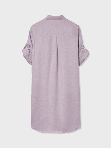 Женское платье-рубашка MAISON DAVID, Артикул DRESS, лавандовый | 2770234. Ракурс 7
