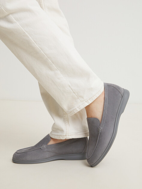 Женские лоферы TENDANCE, Артикул 32055-01A-S, серый | 2779083. Ракурс 2 Женские лоферы TENDANCE, Артикул 32055-01A-S, серый | 2779083. Ракурс 2