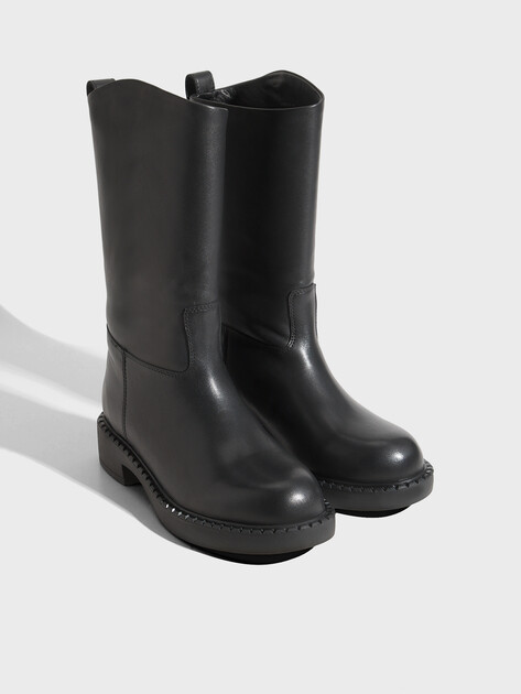 Женские полусапоги TENDANCE, Артикул 12568D-101, черный | 2799458. Ракурс 3