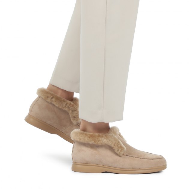 Женские высокие лоферы TENDANCE, Артикул 32055-10F-S, светло-бежевый | 2804235. Ракурс 5