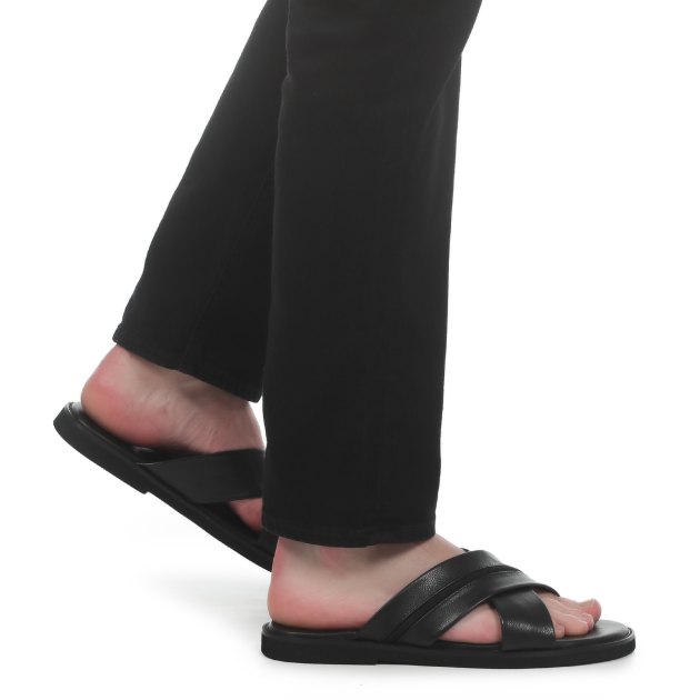 Мужские шлепанцы TENDANCE, Артикул DY21067-9, черный | 2814285. Ракурс 8