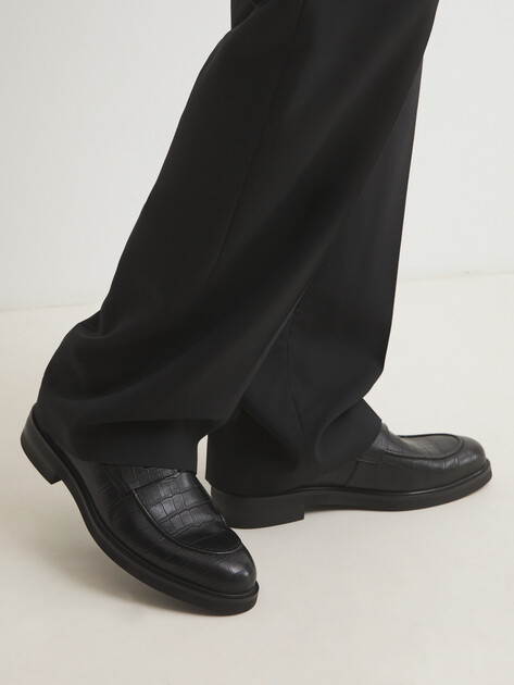 Мужские лоферы TENDANCE, Артикул MY192-268, черный | 2831028. Ракурс 2