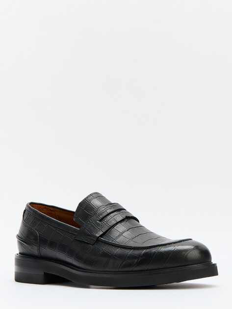 Мужские лоферы TENDANCE, Артикул MY192-268, черный | 2831028. Ракурс 3