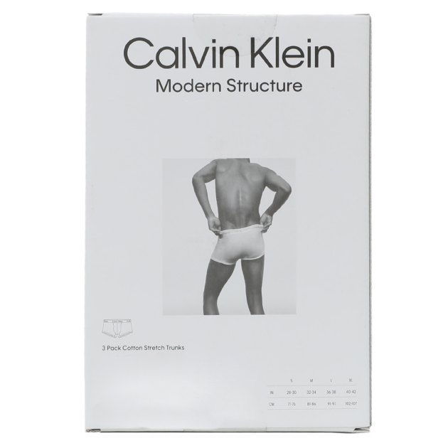 Мужские трусы 3 шт. CALVIN KLEIN TRUNK 3PK, Артикул 000NB2970A, черный | 2835913. Ракурс 3 Мужские трусы 3 шт. CALVIN KLEIN TRUNK 3PK, Артикул 000NB2970A, черный | 2835913. Ракурс 3