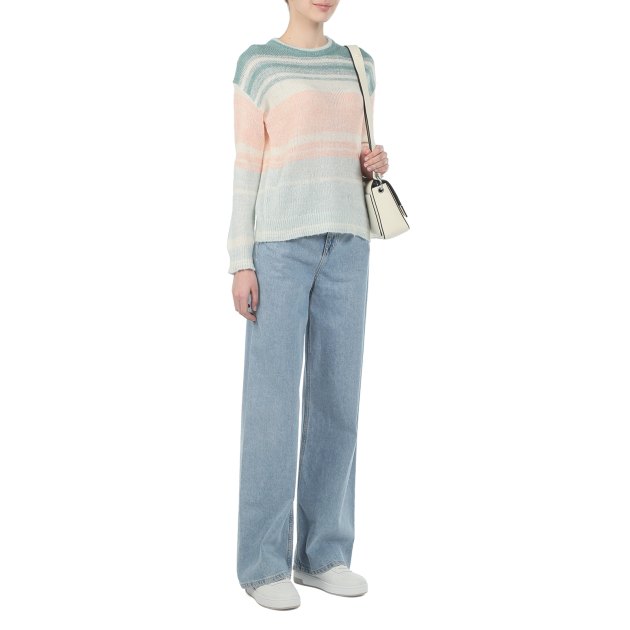 Женский джемпер GUESS LORRAINE RN LS SWTR 7 GG, Артикул W2RR24Z2YB0, мультицвет | 2841498. Ракурс 4