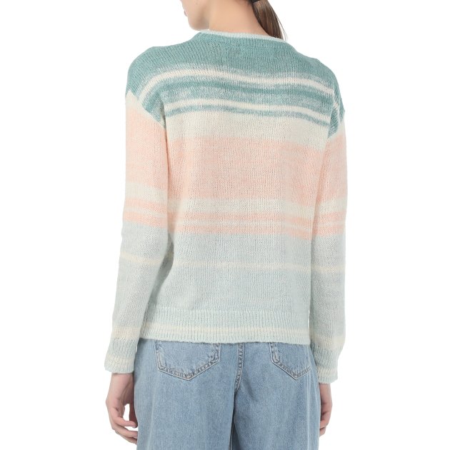 Женский джемпер GUESS LORRAINE RN LS SWTR 7 GG, Артикул W2RR24Z2YB0, мультицвет | 2841498. Ракурс 2