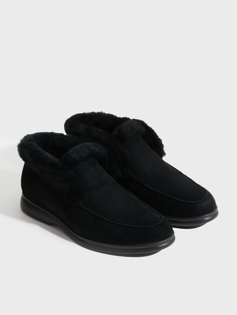 Женские высокие лоферы TENDANCE, Артикул 32055-10F-S, черный | 2851279. Ракурс 3