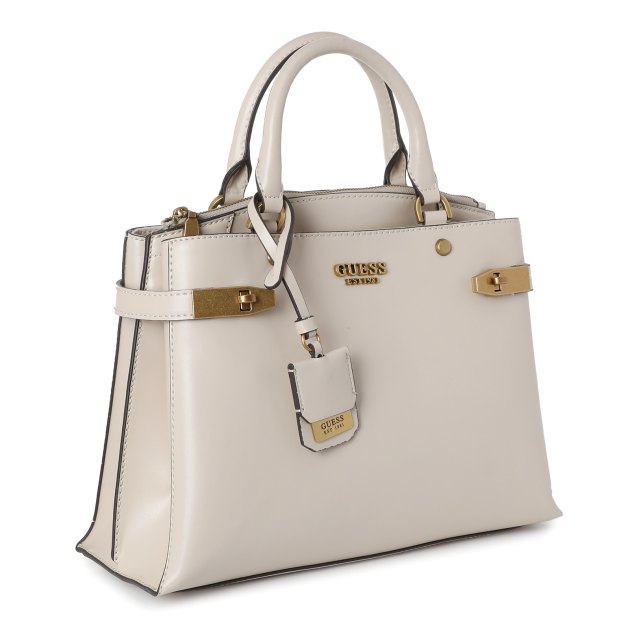 Женский тоут GUESS ZADIE GIRLFRIEND SATCHEL, Артикул HWVB8415060, светло-бежевый | 2860333. Ракурс 2