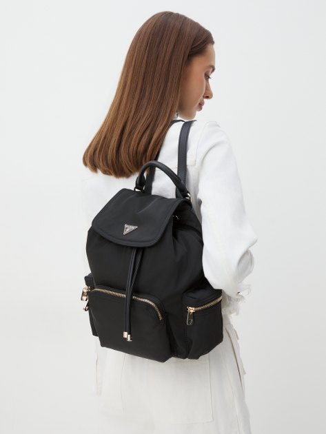 Женский рюкзак GUESS ECO GEMMA BACKPACK, Артикул HWEYG839532, черный | 2860364. Ракурс 2 Женский рюкзак GUESS ECO GEMMA BACKPACK, Артикул HWEYG839532, черный | 2860364. Ракурс 2