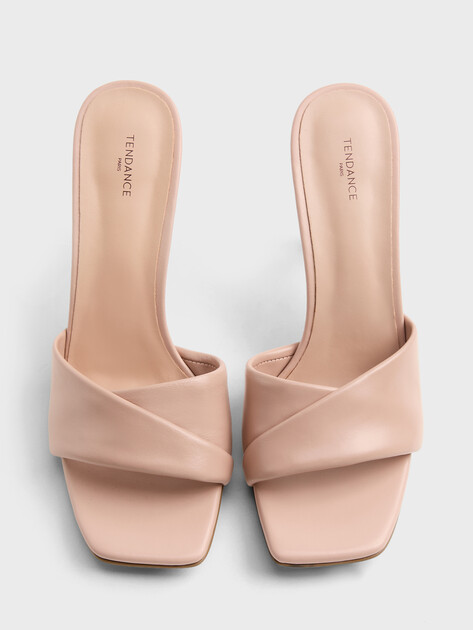 Женские мюли TENDANCE, Артикул 263L-F08, бежево-розовый | 2877846. Ракурс 5