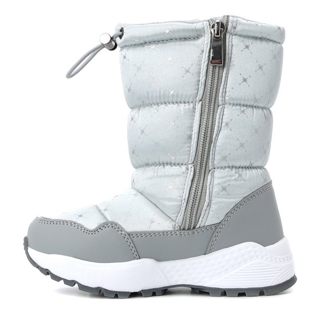 Детские дутики КОТОФЕЙ, Артикул 364067-41, серебряный | 2892088. Ракурс 2