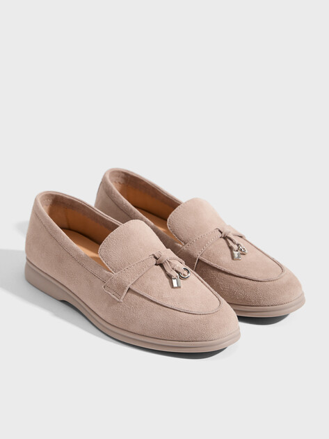 Женские лоферы TENDANCE, Артикул 32055-13-S, коричнево-бежевый | 2892996. Ракурс 3