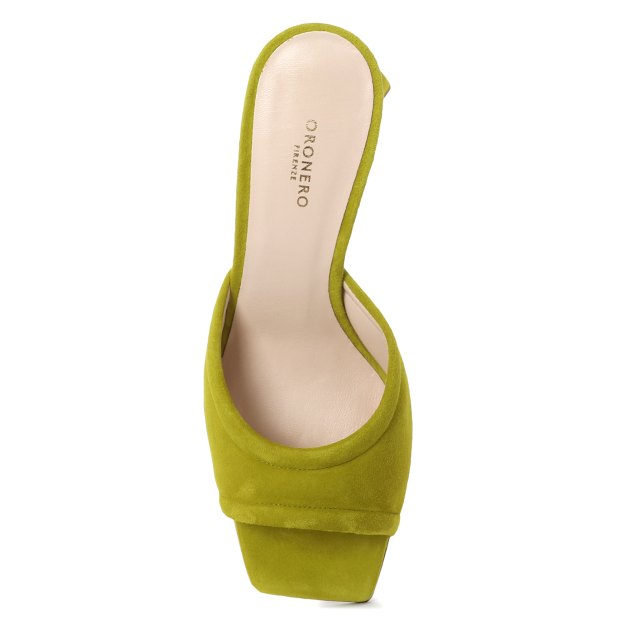 Мюли ORONERO FIRENZE, Артикул TE-16, лаймовый | 2896766. Ракурс 2