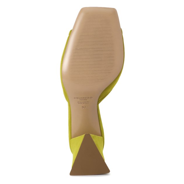 Мюли ORONERO FIRENZE, Артикул TE-16, лаймовый | 2896766. Ракурс 3